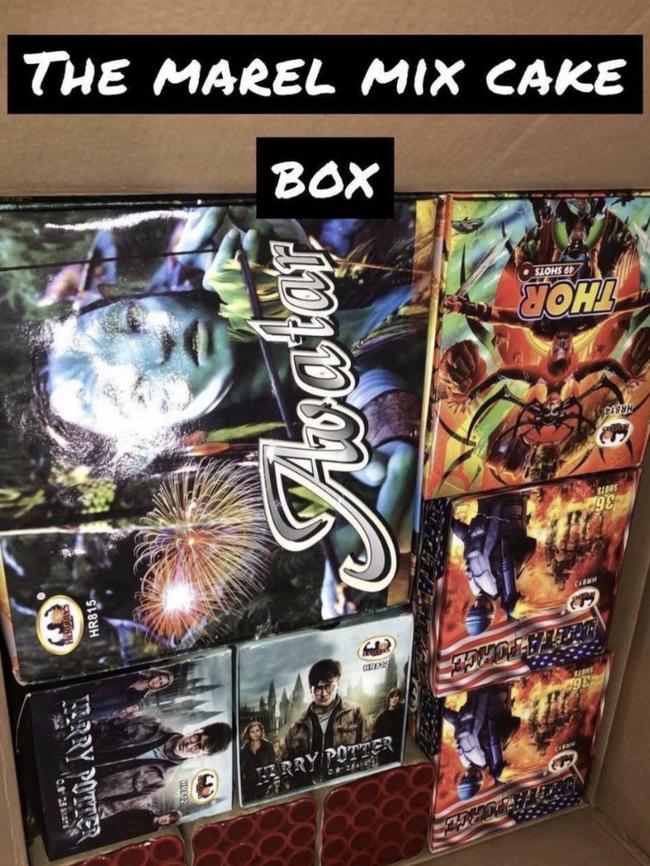 Illegal fireworks for sale in Sydney on TikTok.