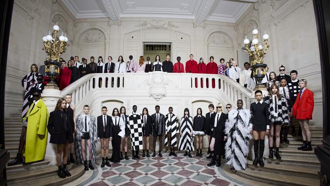 Valentino finale at Paris Fashion Week 2023. Picture: Pietro D'Aprano