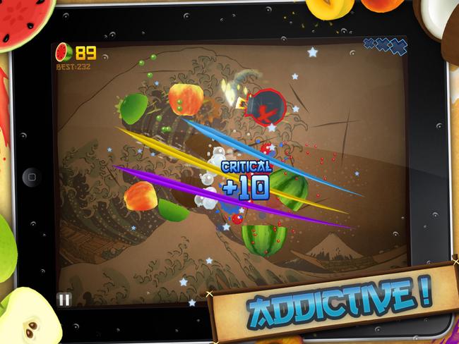 The extremely addictive <i>Fruit Ninja </i>was developed by Brisbane-based studio Halfbrick.