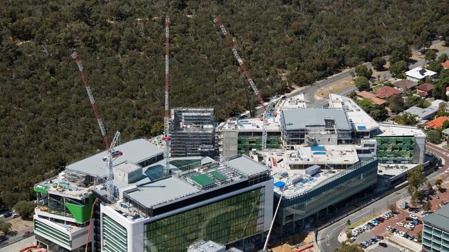 John Holland pic for DT Business. Perth Children’s Hospital – Work on the Perth Children’s Hospital is proceeding well