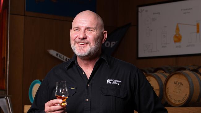 Chief Executive Officer of the Australian distillers association, Paul McLeay at Killara distillery in Richmond. Picture: Linda Higginson