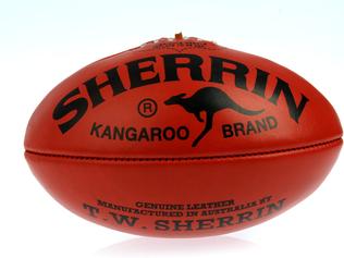 Extratech footy cover. A Sherrin football.AFL Football.