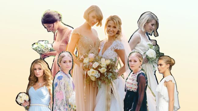 Bridesmaid duty: every time your favourite celebrities were wedding party material