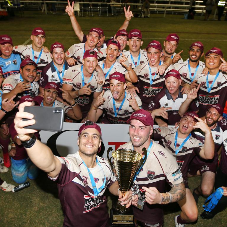 Burleigh Bears - Photo SMPIMAGES.COM / Newscorp - 21st September 2019 - Action from the 2019 Queensland Rugby League (QRL) Gold Coast Rugby League A-Grade Grand Final played between Burleigh Bears v Southport Tigers. Burleigh Bears ran out winners.