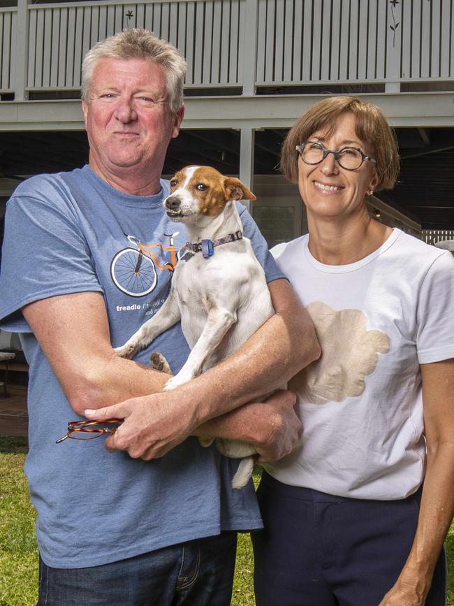 Patrick Condren and his wife Margaret. Picture: Glenn Hunt