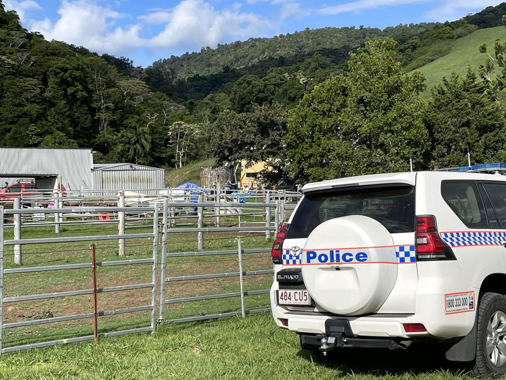 The rural property, west of Mackay, where the little girl died. Picture: Fergus Gregg