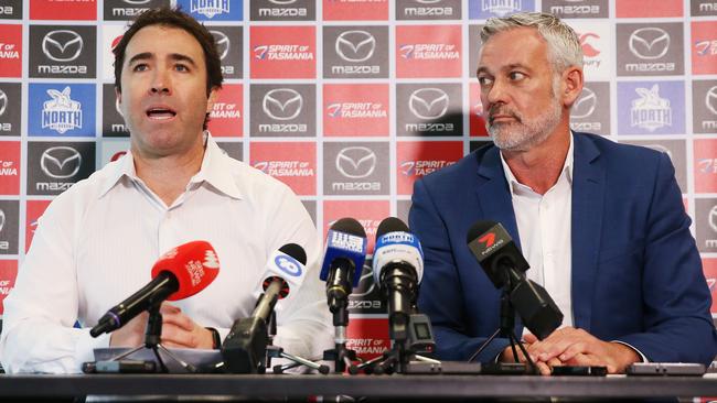 Brad Scott ended his tenure as coach of North Melbourne over the weekend. Picture: Getty Images