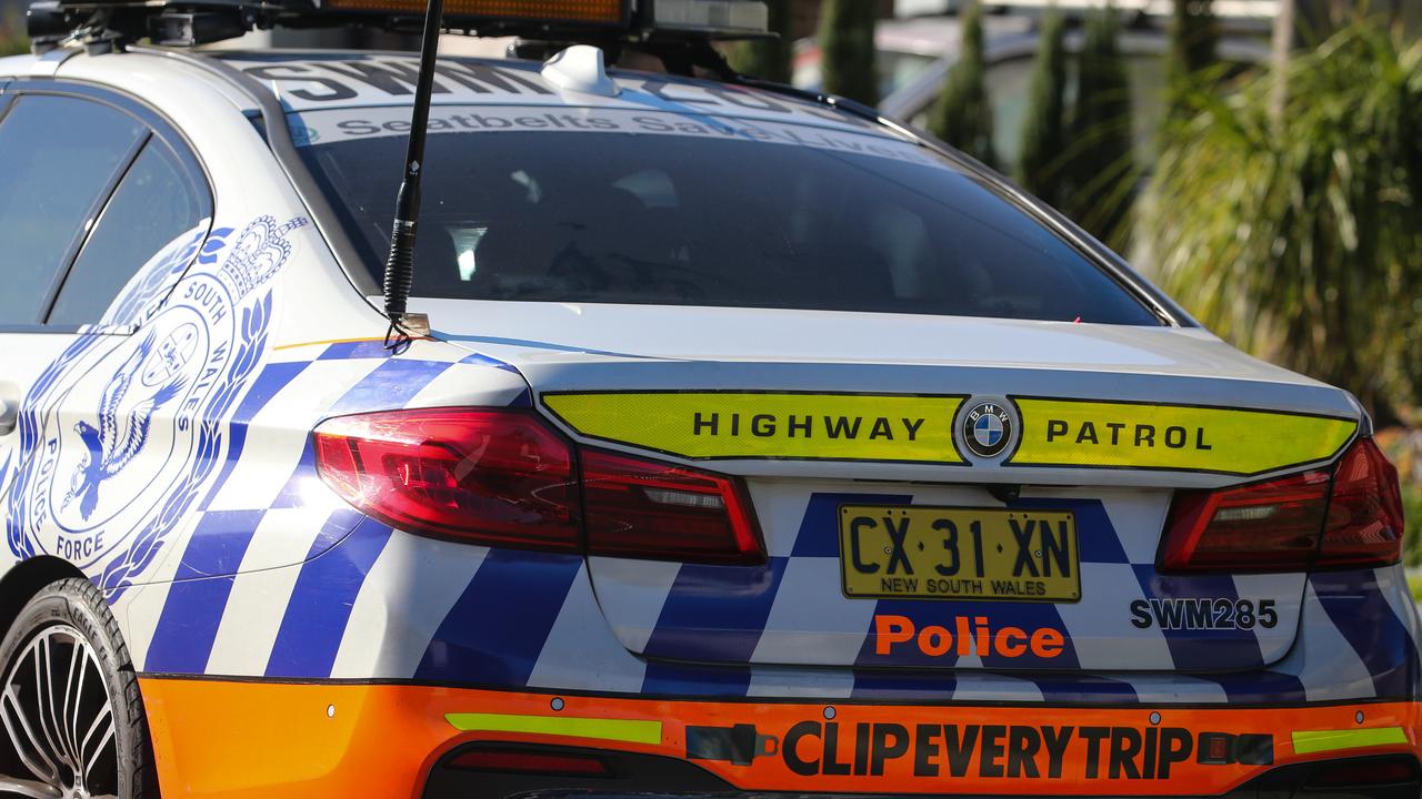 Police attempted to stop the runaway car, however it then charged directly at police. Picture: NCA NewsWire/ Gaye Gerard