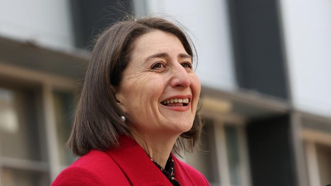 NSW Premier Gladys Berejiklian in Sydney on Monday. Picture: Dylan Coker