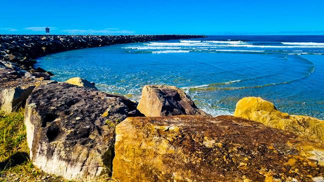 Holly Barrett's photo of the Yamba breakwall was our cover image winner.