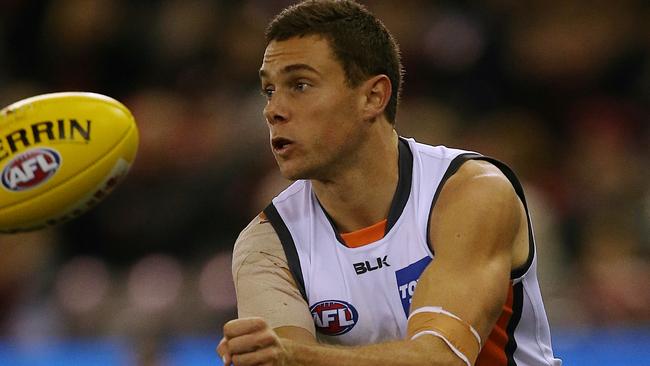 Josh Kelly in action for Greater Western Sydney. Picture: Wayne Ludbey