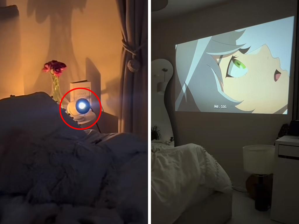 XuanPad Mini Projector. Picture: TikTok/@nayannadozie