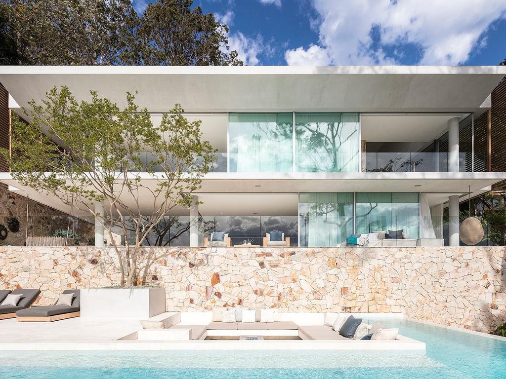 The Newport home that Jen Hawkins and Jake Wall sold for $24.5m.