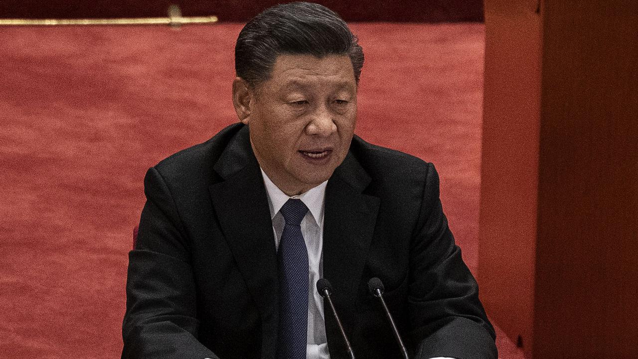 China is hoping to use more recycled steel. Pictured is President Xi Jinping speaking at a ceremony. Picture: Kevin Frayer/Getty Images