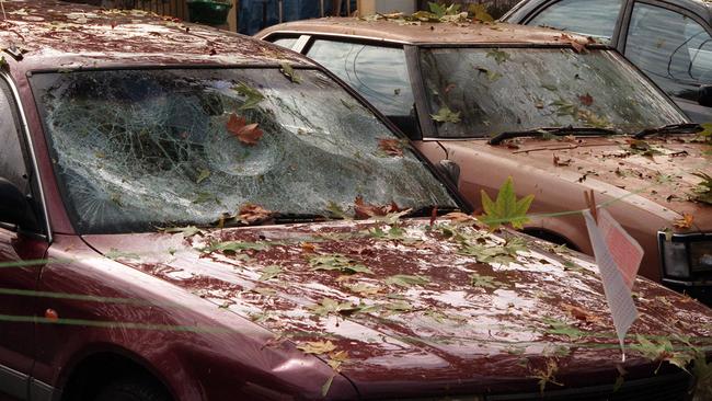 Damage from the hailstorms that hit Sydney in 1999 cost insurers $5.6bn in current dollar terms.