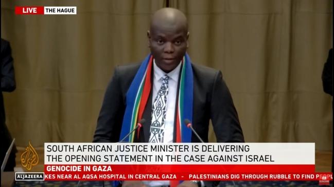 South African Minister Outlines Gaza Genocide Case At Landmark ICJ ...