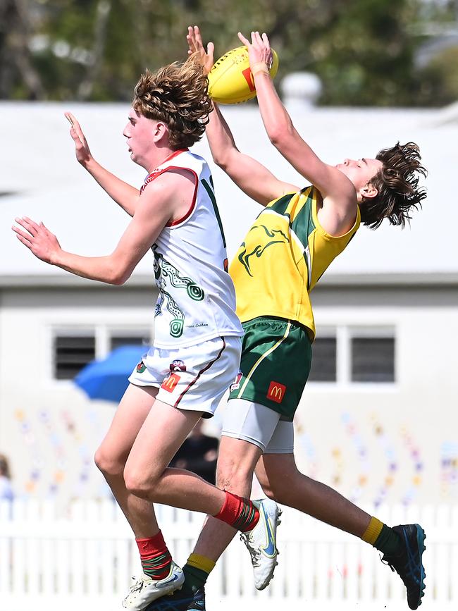 Action from Saturday's McDonaldâ€™s South East Queensland Youth Grand Finals played at Yeronga AFC. 2 September 2023. Picture, John Gass