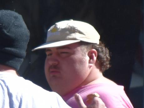 Blake Mathew Talbot leaving the Toowoomba Courthouse on Wednesday, April 7, 2025, after being charged with grooming a child.