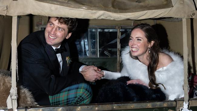 Farquhar tied the knot with George Gemmell. Picture: Andrew Lloyd / Splash News/Media Mode