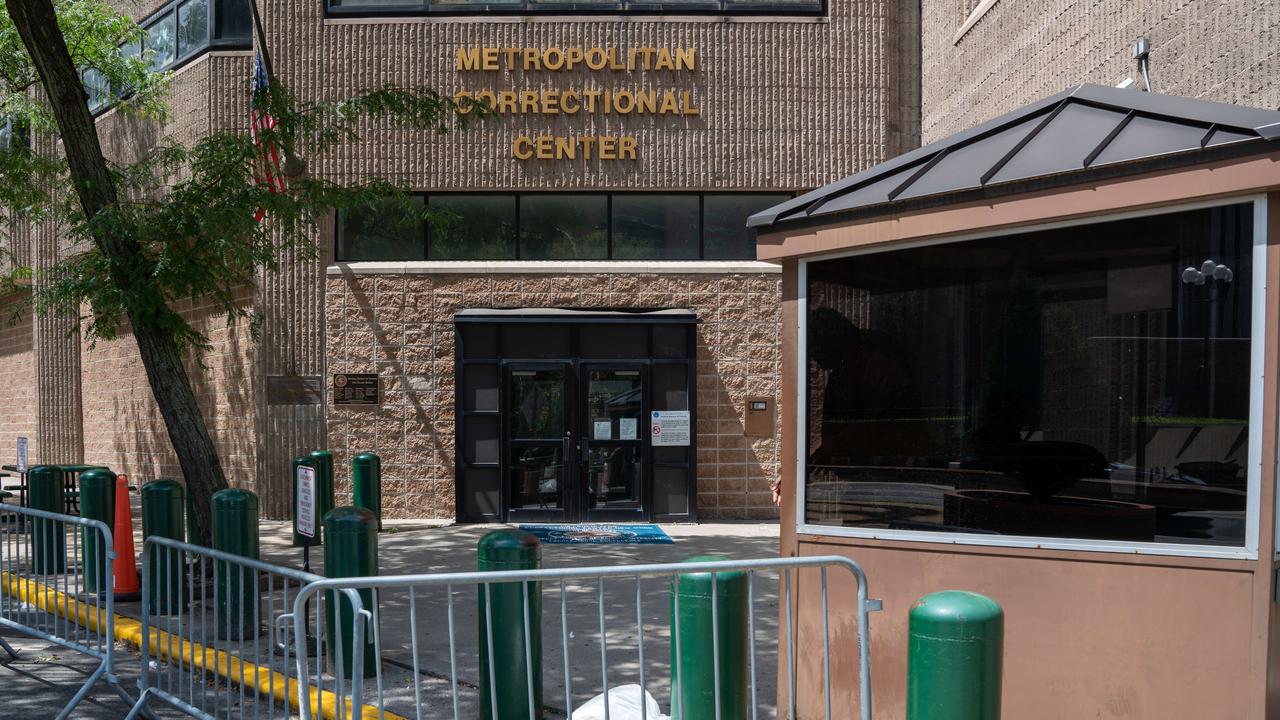 High Security surrounds not just the facility, but the block around it. Picture: David Dee Delgado/Getty Images/AFP.