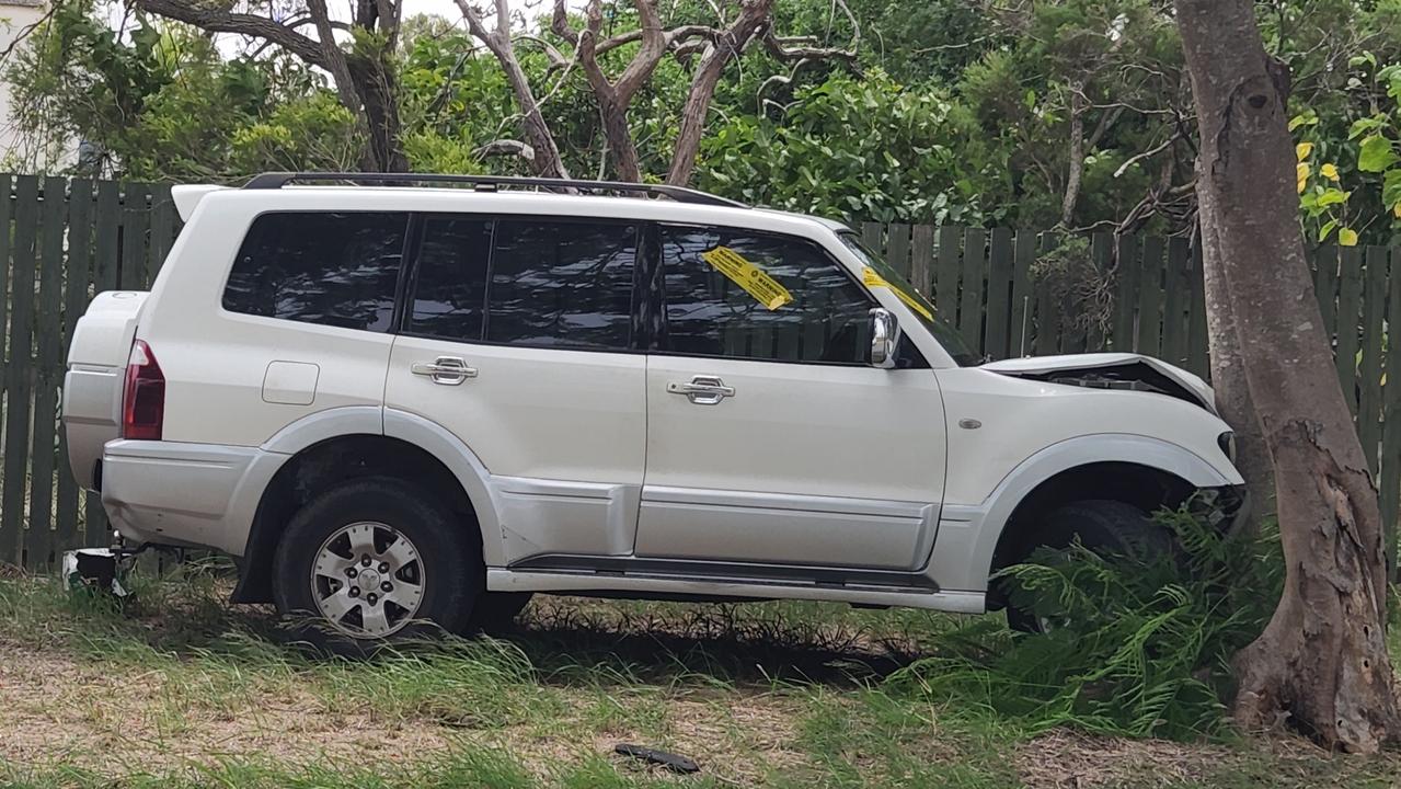 A car crashed into a tree at Depot Hill, Rockhampton, on March 9.