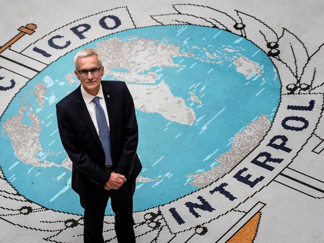 Secretary General of Interpol Jurgen Stock. Picture: AFP