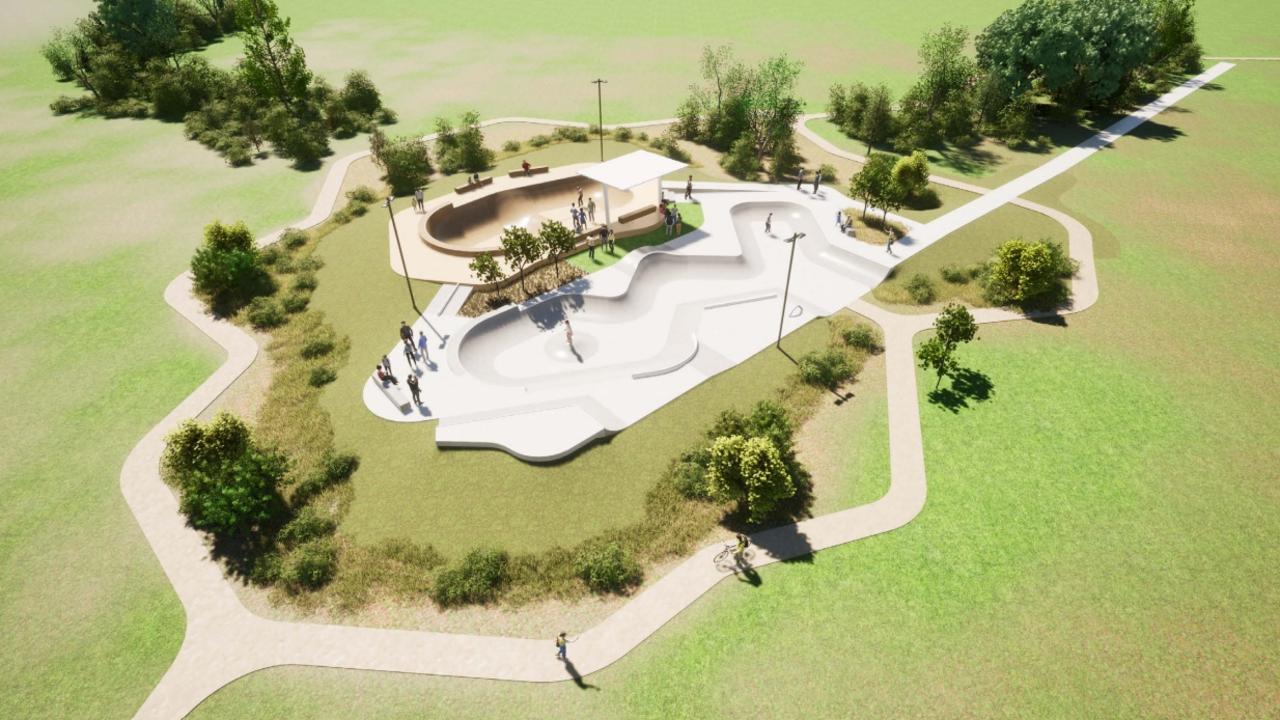 The new $1.3m Aldinga skatepark will be capable of hosting events and competitions. Picture: Supplied