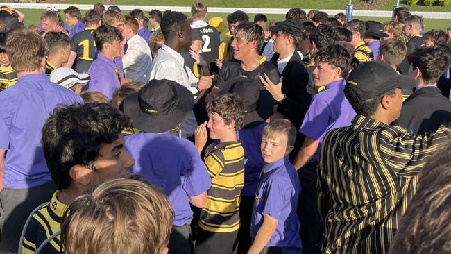 St Laurence's College Firsts' acclaimed by supporters.