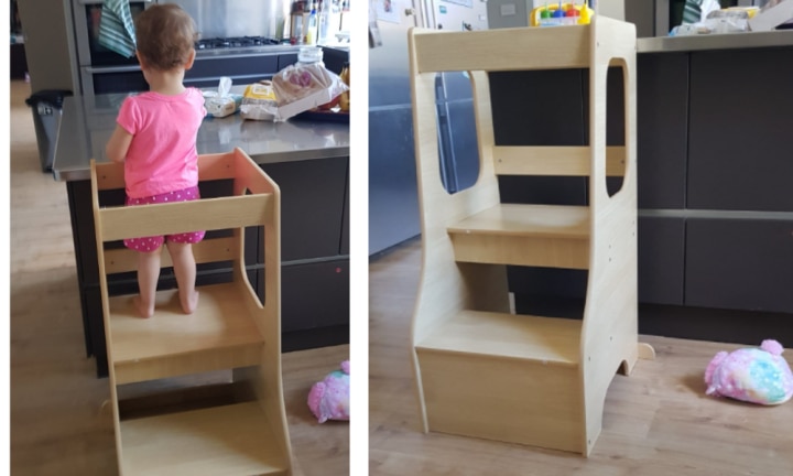 Kmart selling 69 stand up stool for children in the kitchen Kidspot