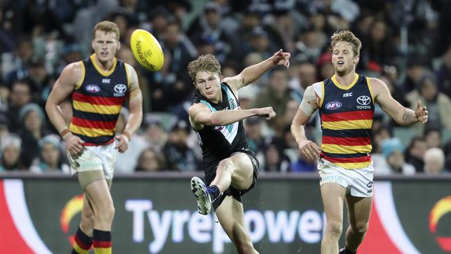 Power and Crows players will be heading up to the Gold Coast in the next fortnight. Picture: Sarah Reed