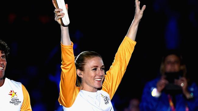 Sally Pearson during the Opening Ceremony for the Gold Coast 2018 Commonwealth Games.