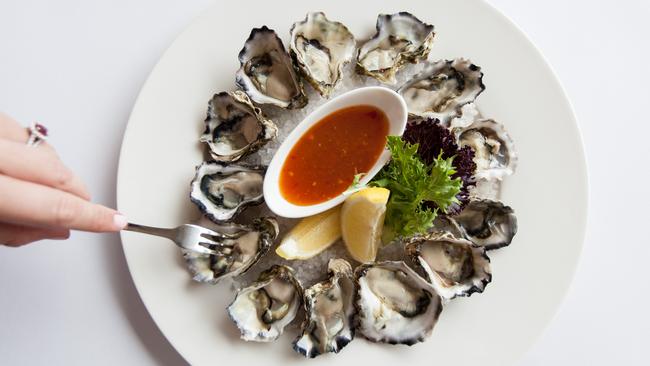 Oysters at Citrique buffet, Marriott Hotel, Surfers Paradise.