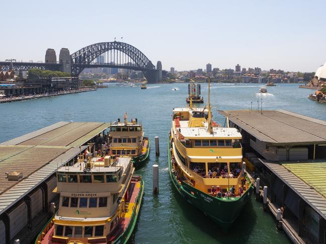 Some routes will no longer stop at Circular Quay. Picture: Destination NSW