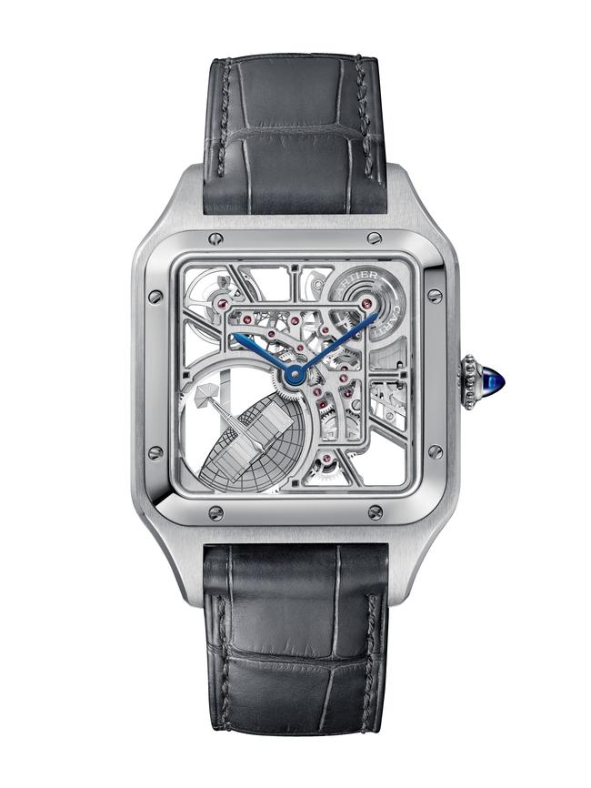 Cartier Santos-Dumont Skeleton Micro-Rotor.