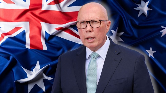 web art for Peter Dutton flag