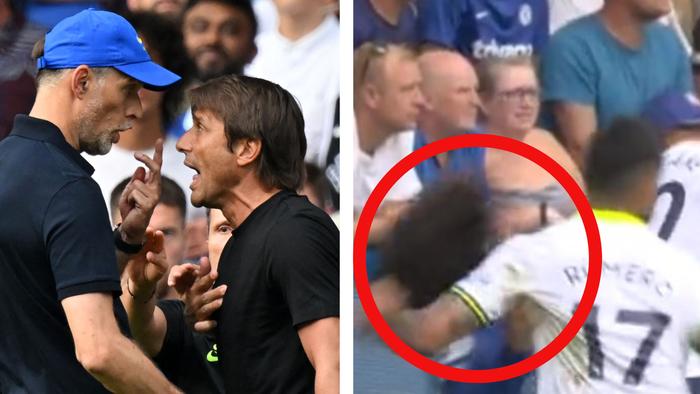 Chelsea's clash with Spurs was a feisty affair. Picture: Supplied
