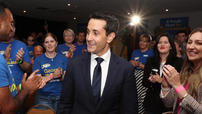 Leader of the Opposition David Crisafulli at the LNP campaign launch. Picture: Liam Kidston