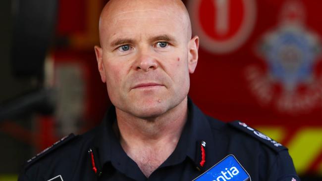 MFB chief Dan Stephens. Picture: Aaron Francis (The Australian)