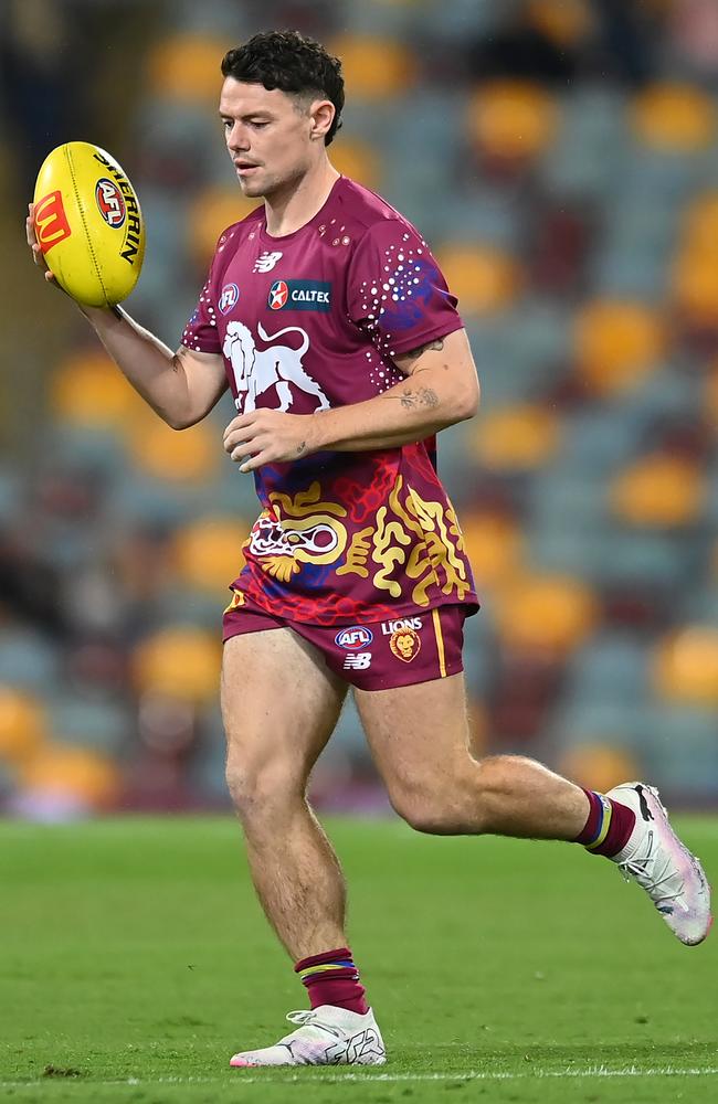 Lachie Neale is averaging 117 points per game this year. Picture: Albert Perez/AFL Photos