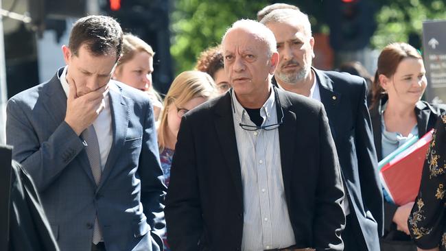 Aiia’s dad Saeed Maasarwe (R) at the Melbourne Supreme Court. Picture: Tony Gough