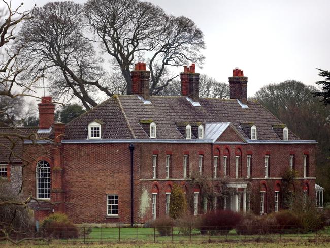 File photo dated 07/01/2013 of Anmer Hall on the Royal Sandringham Estate in Norfolk as a no-fly zone is to be enforced over the Duke and Duchess of Cambridge's Norfolk home following a request by the security services.. Issue date: Thursday October 8, 2015. The development is a move to ensure the safety of William and Kate and their young family who spend much of their time at their Anmer Hall property on the Queen's Sandringham estate. See PA story ROYAL Cambridges. Photo credit should read: Chris Radburn/PA Wire