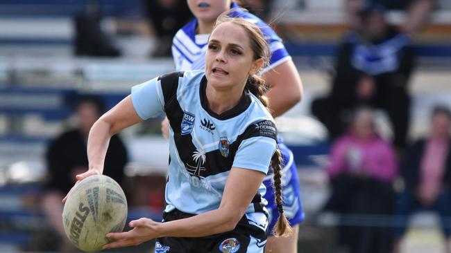 Hannah McGrady in action for Woolgoolga. Picture: supplied