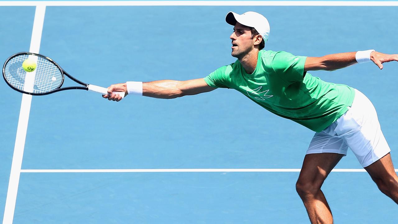 Novak Djokovic had a busy lead-up to the Australian Open thanks to the ATP Cup. (AAP Image/Rob Prezioso)