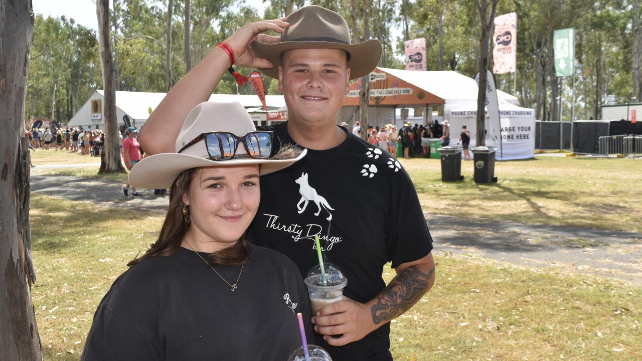 Tyronne and Lily at CMC Rocks 2024. Picture: Aaron Goodwin