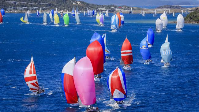 A fleet of around 200 raced at this year’s regatta.