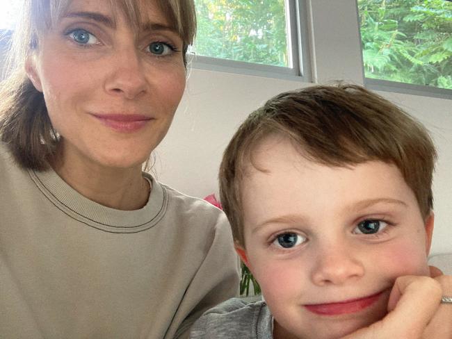 Bayview mother Elizabeth Lough, with her son Leo. Ms Lough is chasing up information, and a refund, after the Inspire Early Learning centre at Warriewood abruptly closed its doors. Picture: Supplied