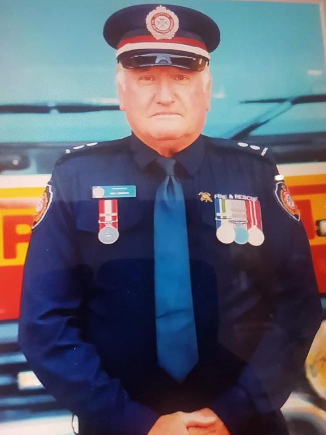 Retired Queensland Fire and Emergency officer Neil Lesmond almost died fighting the Buchanan's Hotel fire. Picture: Supplied.