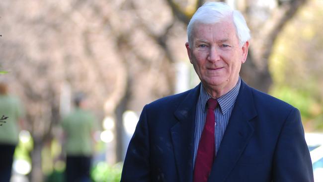 David Plumridge during his election campaign to win a seat on the Adelaide City Council. Picture: Roy VanDerVegt