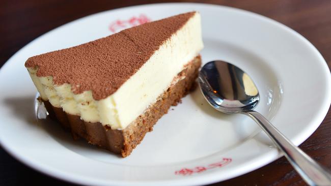 Tiramisu in a cheesecake form is a revelation. Picture : Nicki Connolly