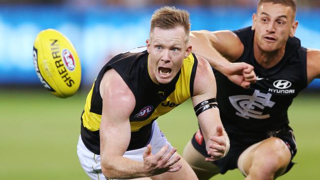 Jack Riewoldt is ready to return against Melbourne on Anzac Eve.